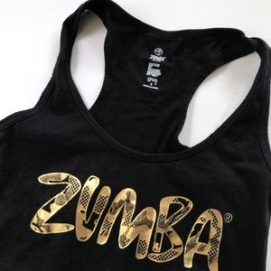 Black Zumba Athletic tank top